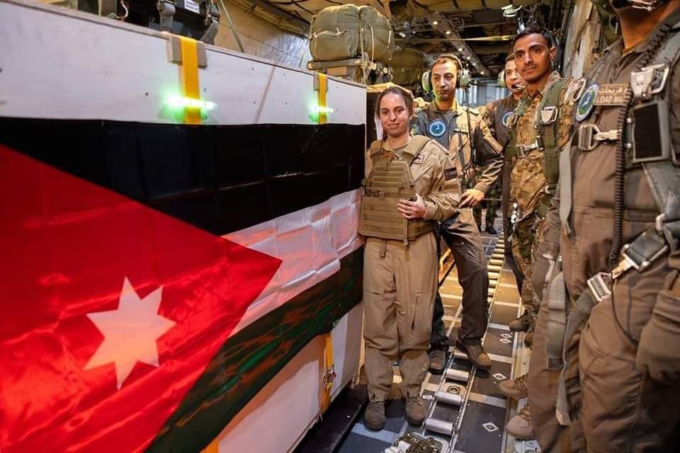 Princess Salma Leads Fifth Medical Aid Airdrop Gaza