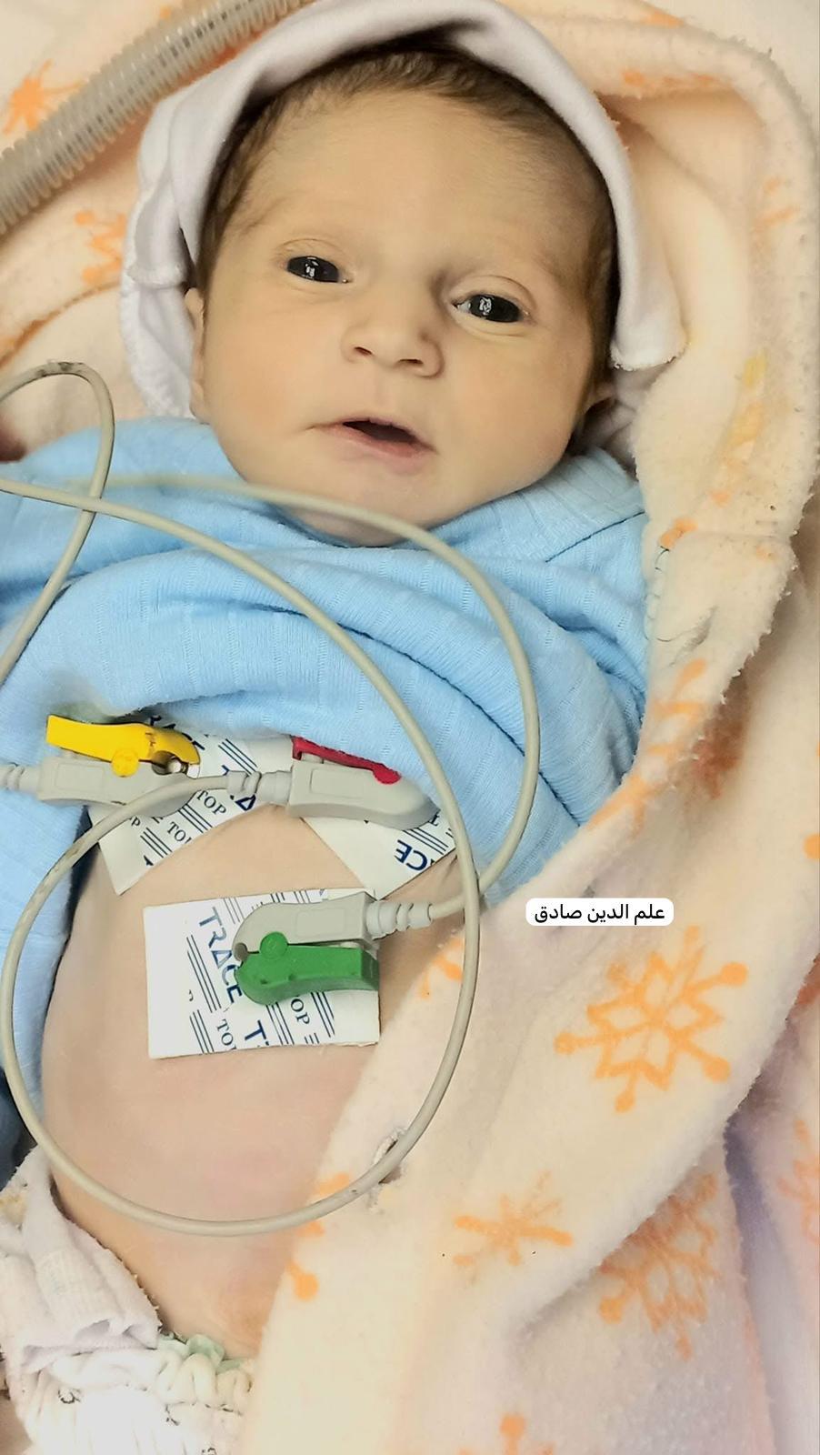 Infant death from cold in Khan Younis tent camp