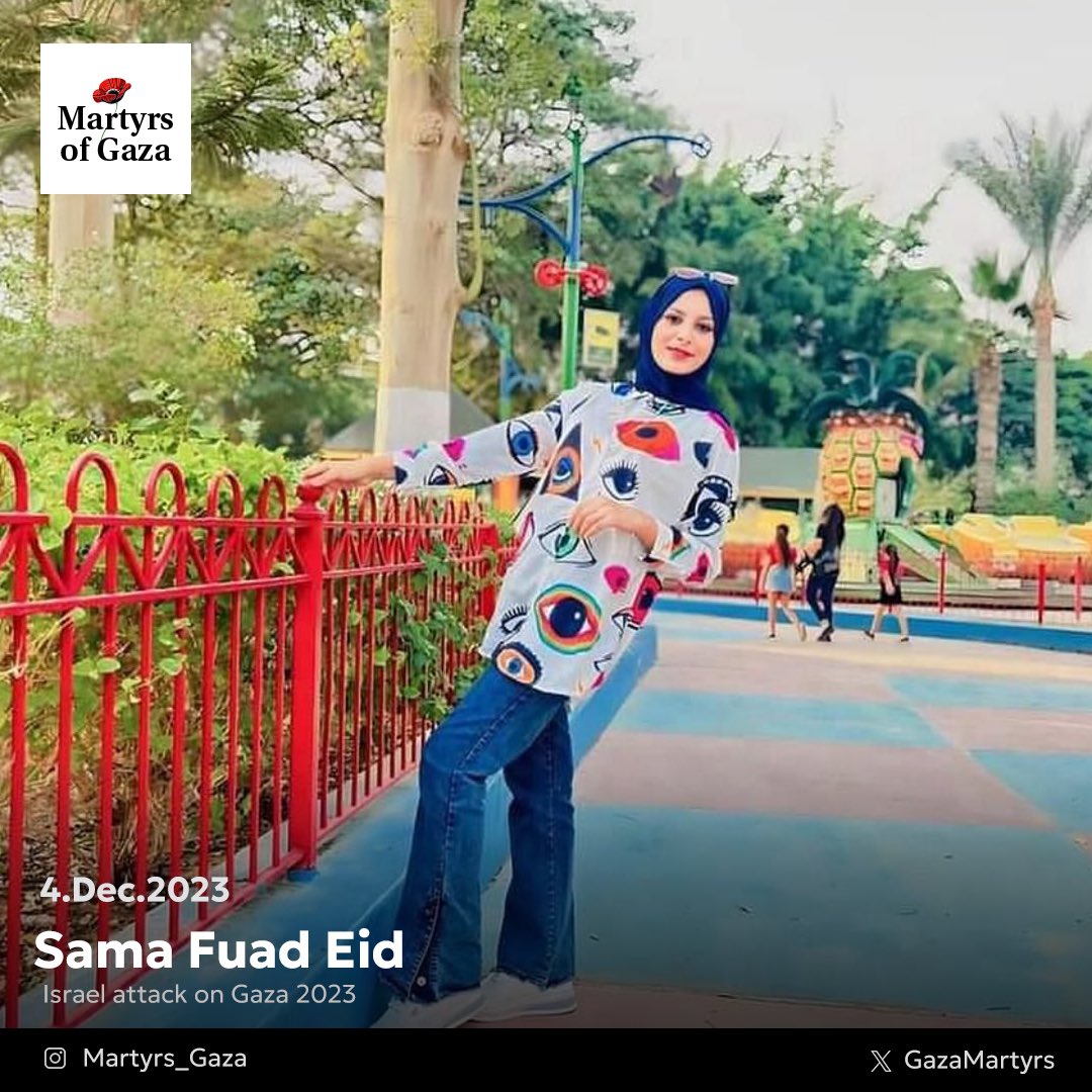 Sama Fuad Eid, 18, remembered for her vibrant spirit and dreams