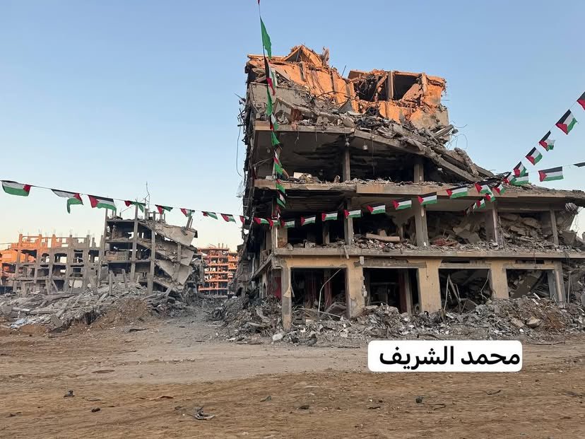 Preparations for handover of Israeli prisoners in Jabalia, north of Gaza