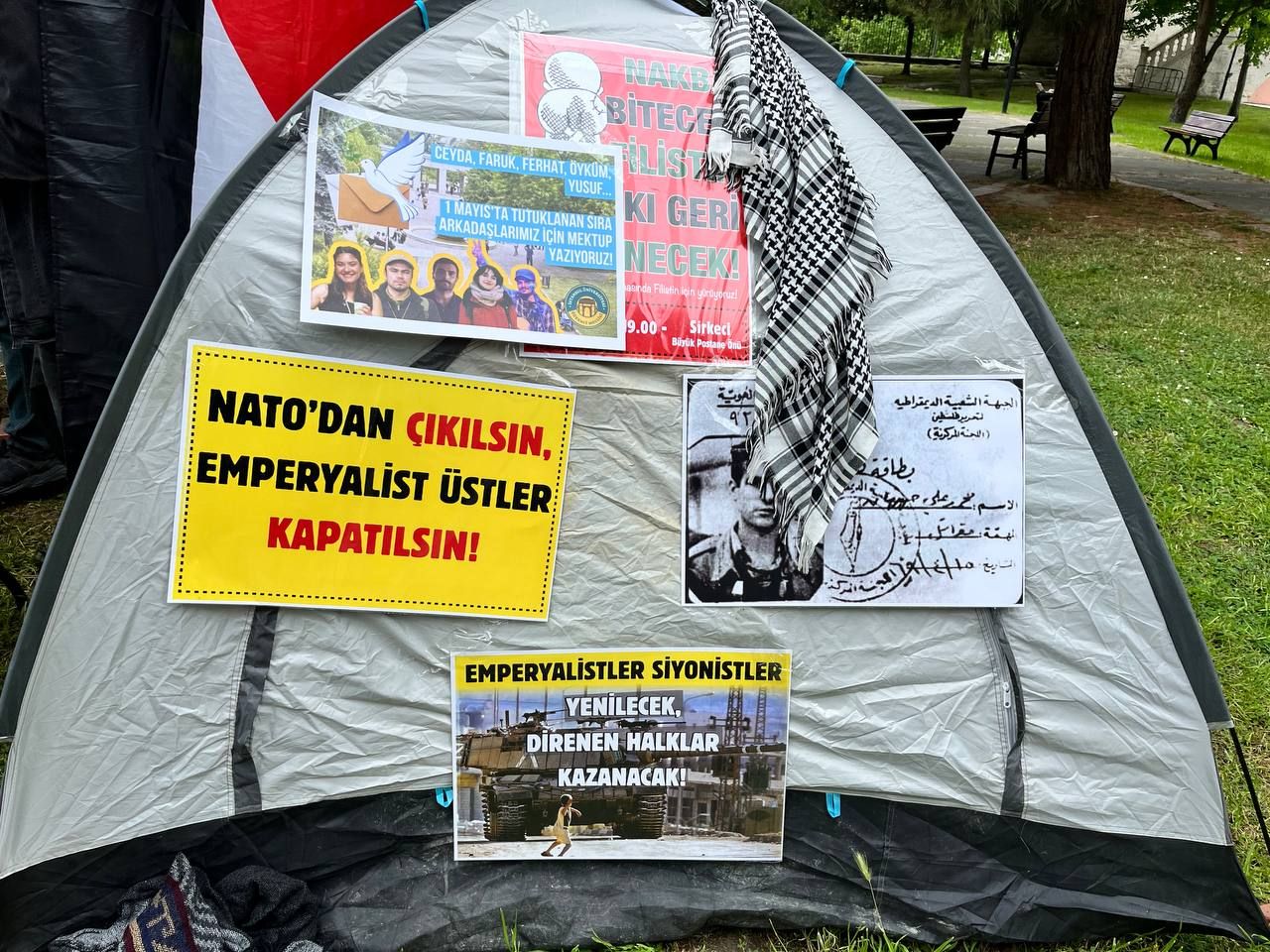 Istanbul University Students Support Global Palestine Solidarity Movement