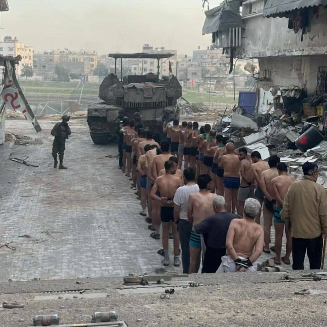 Israeli soldier posts images of detained Palestinians on Instagram