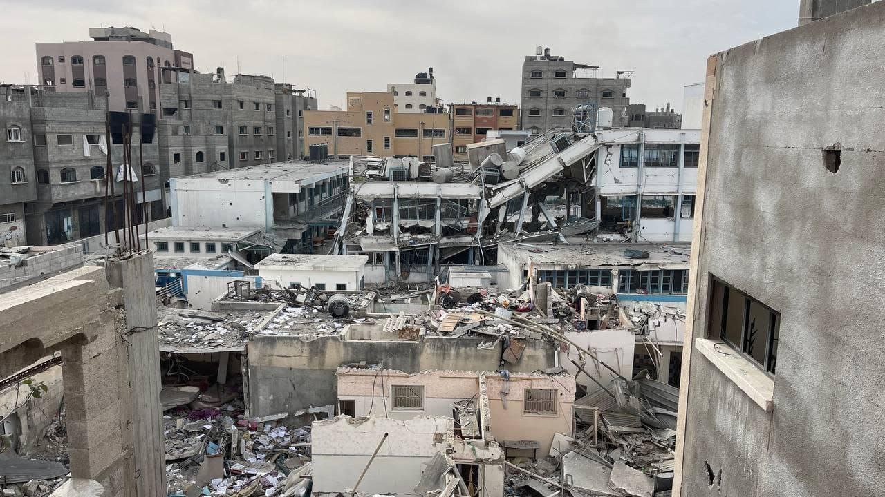 Al-Falouja UN School in Jabalia Camp, North Gaza