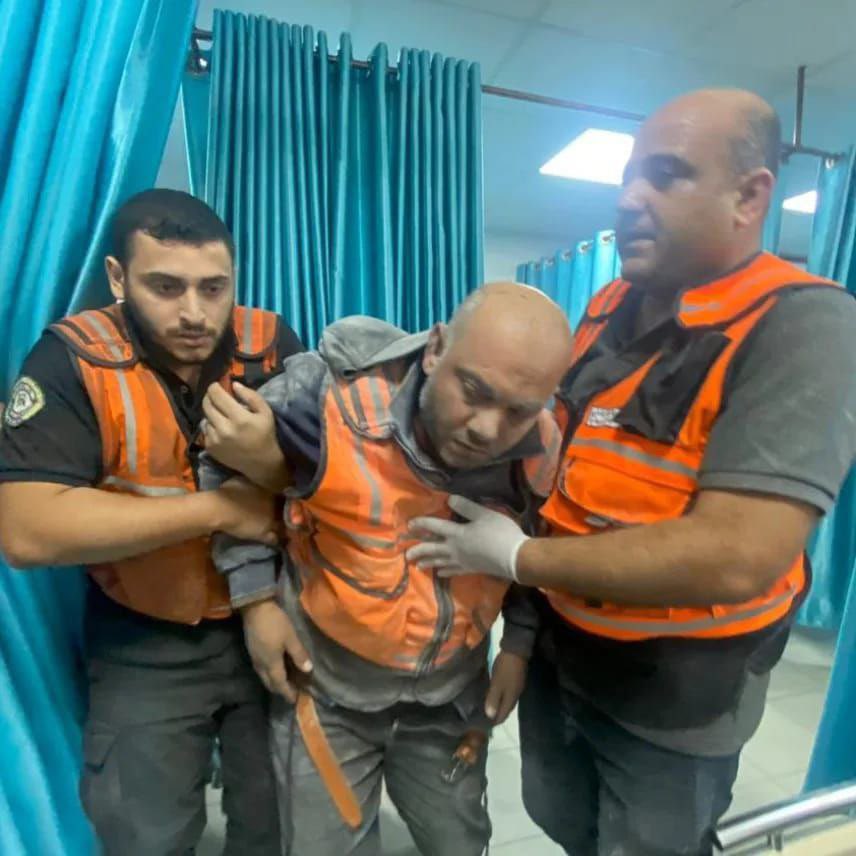 Israeli air force targets Palestinian paramedics in Gaza rescue operation