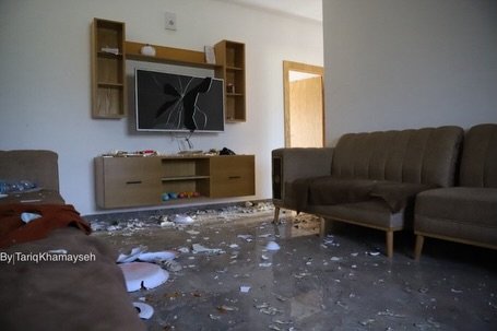 Israeli settlers destroy Palestinian home in Tarqumiya west Hebron