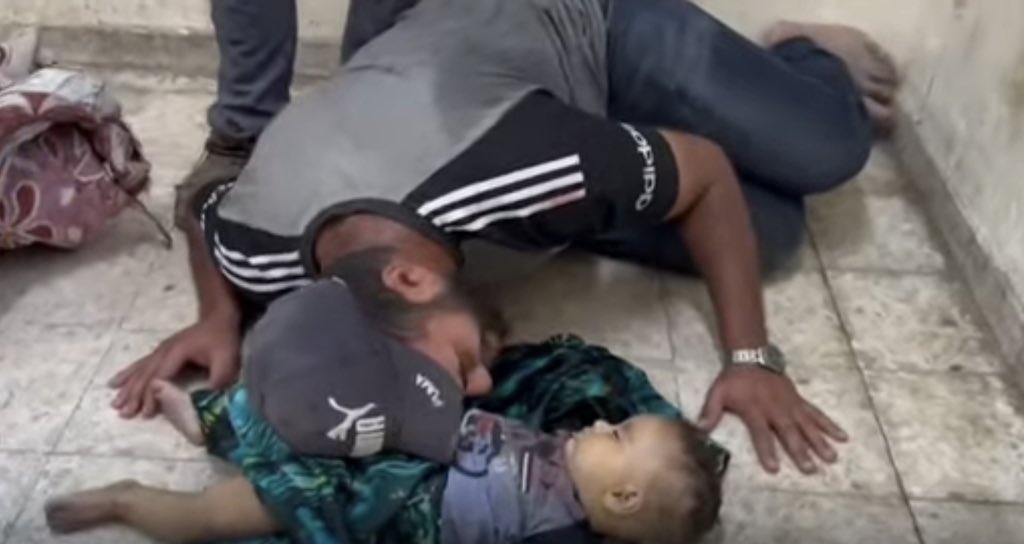 Father’s farewell to child killed in Deir al Balah bombing