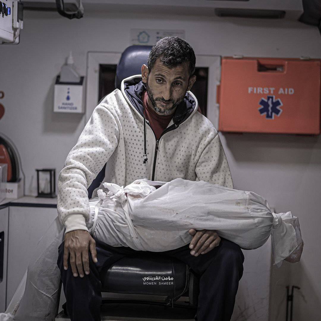 Palestinian Father Grieves Child Lost in Israeli Air Strikes