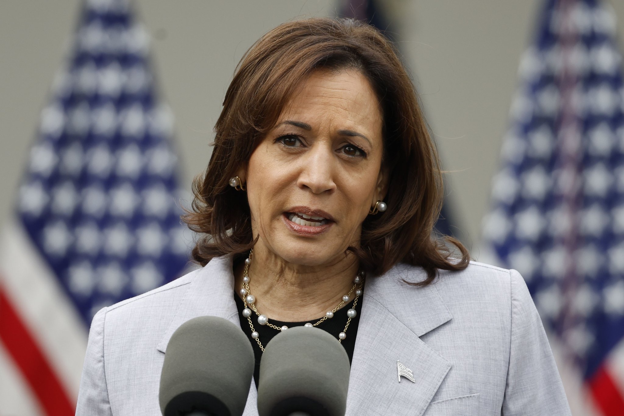 Kamala Harris accused of supporting Palestinian genocide