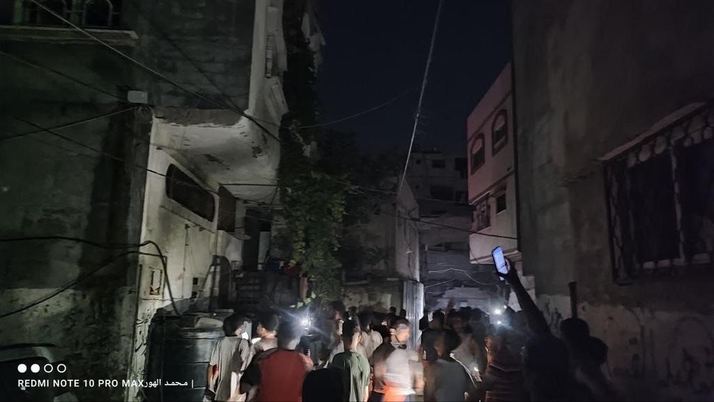 Israeli warplanes bomb Gharab family home in Nuseirat camp
