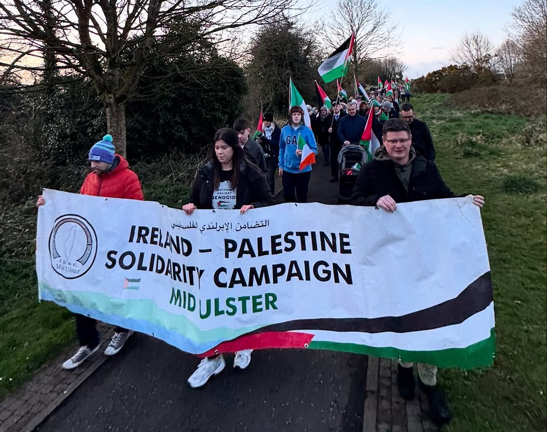 Irish community marches in support of Palestinian mothers in Gaza