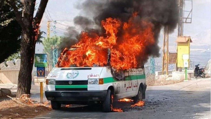Israeli forces kill two Lebanese paramedics