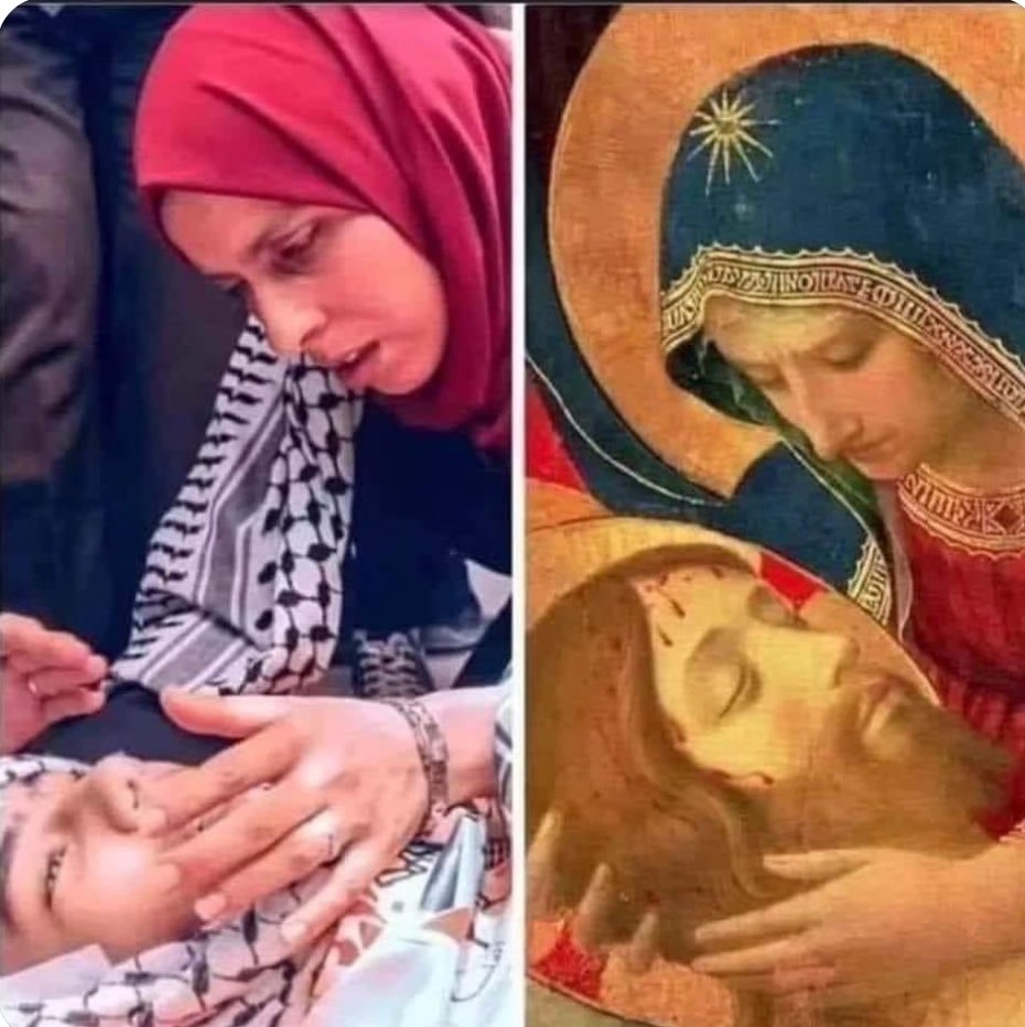 Two Mothers Watching Over Sons Across Two Millennia