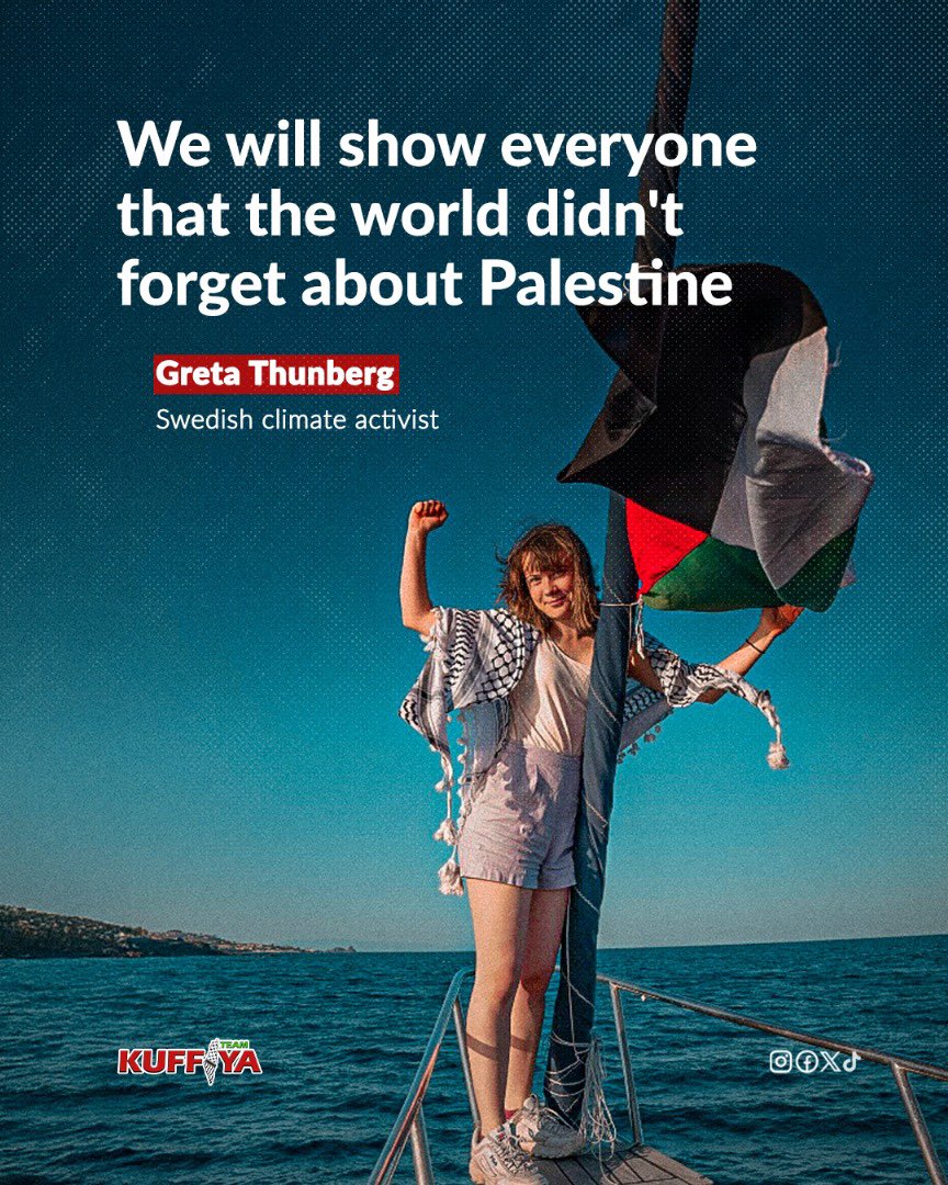 Greta Thunberg leads volunteer mission to Gaza aboard ship