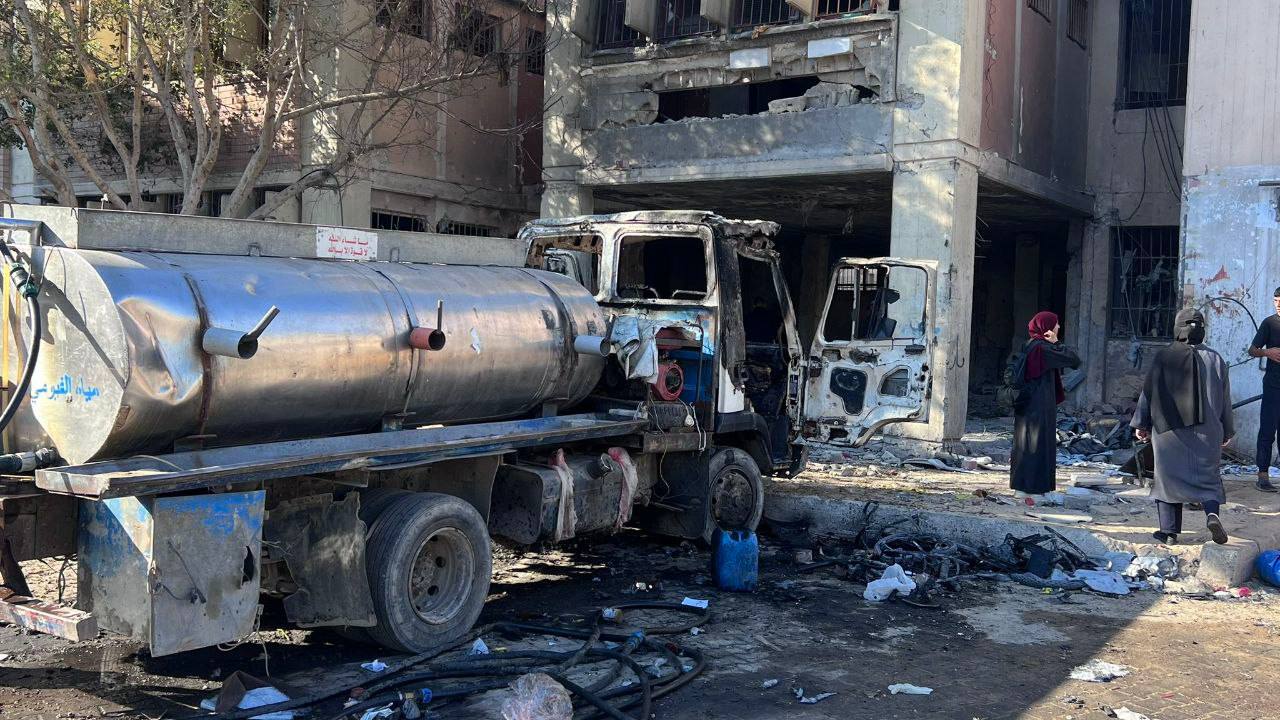 Israeli warplanes target displaced Palestinians at Yafa school in Gaza