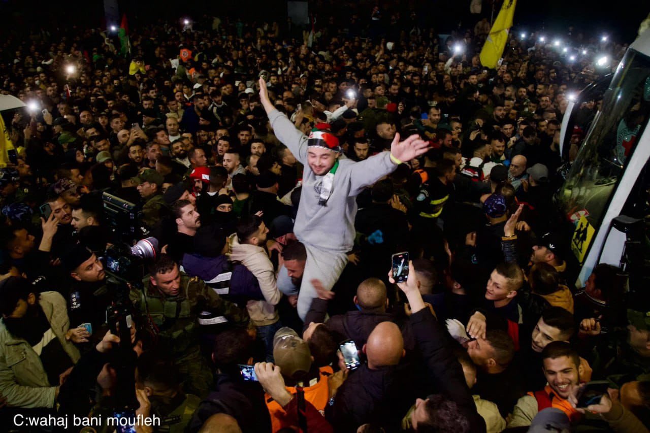 Ramalla Prisoner Exchange Release Photo