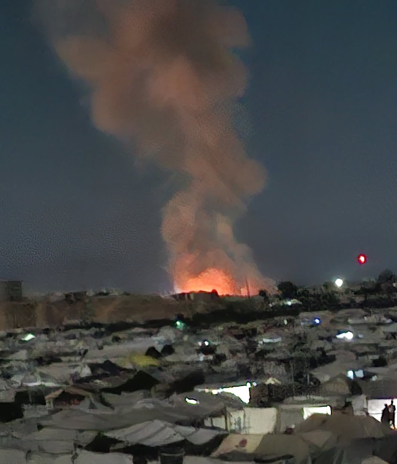 Gaza under heavy Israeli bombardment with intense airstrikes