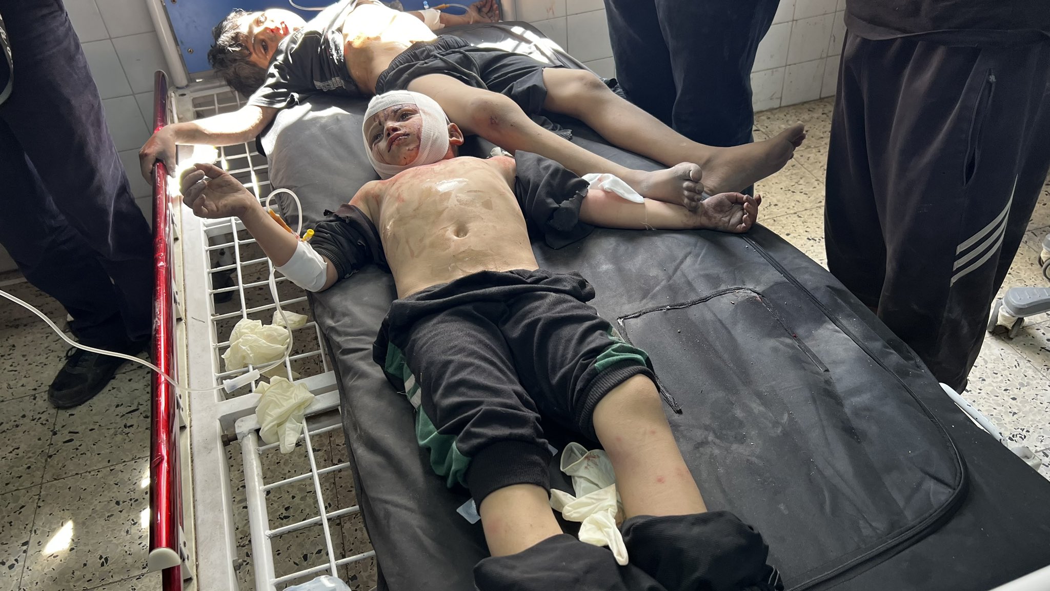 Israeli bombing kills children, wounds six in Gaza City