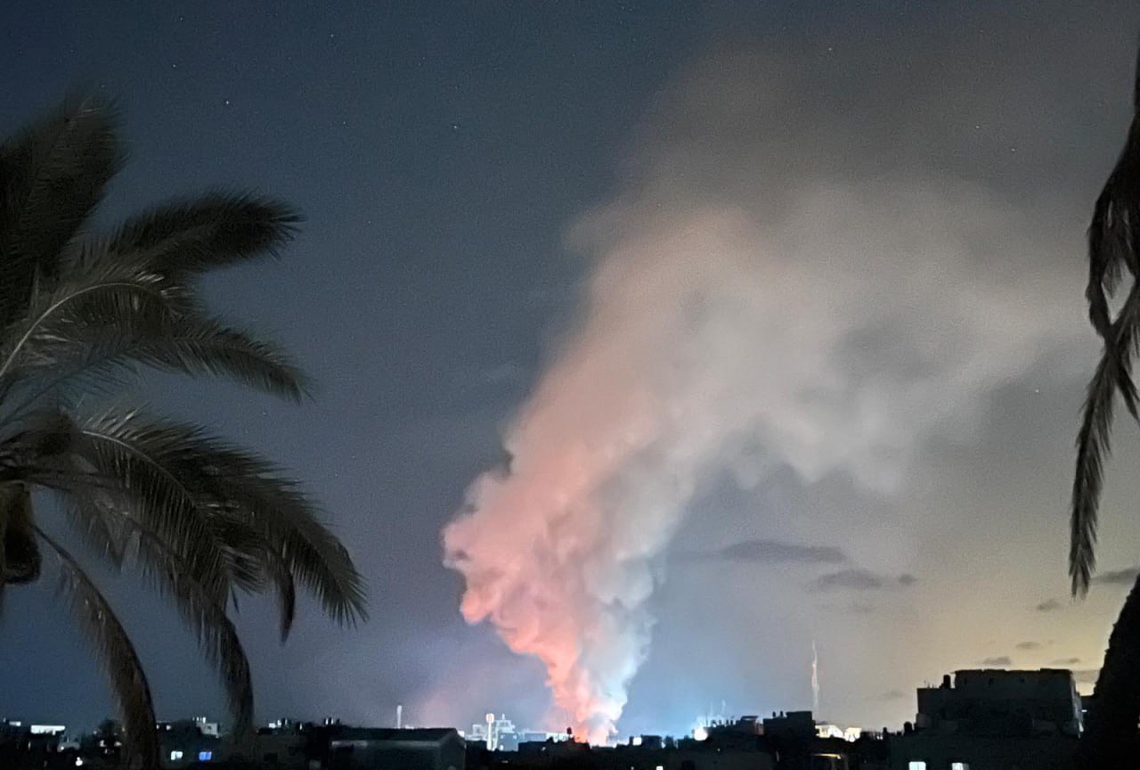Israeli drones strike displaced Palestinians’ tents at Gaza hospital