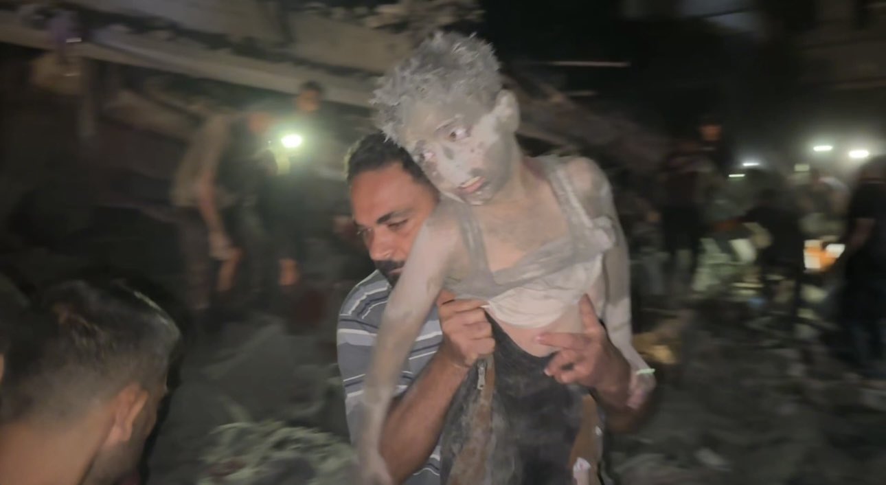 Israeli bombing kills 11 people including women and children in Al Burij camp