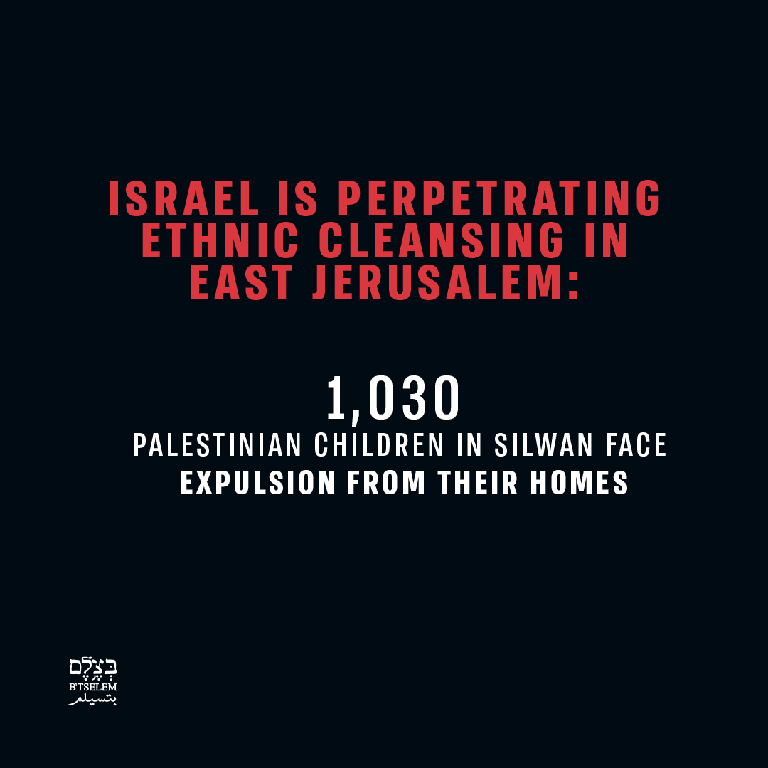 Israel accused of ethnic cleansing in Silwan area, Jerusalem