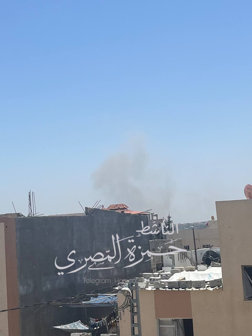 Israeli airstrikes target Hamad town in Khan Younis Gaza