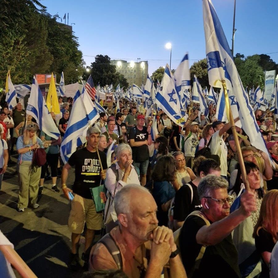 Israeli Settlers Protest Netanyahu Government at Knesset