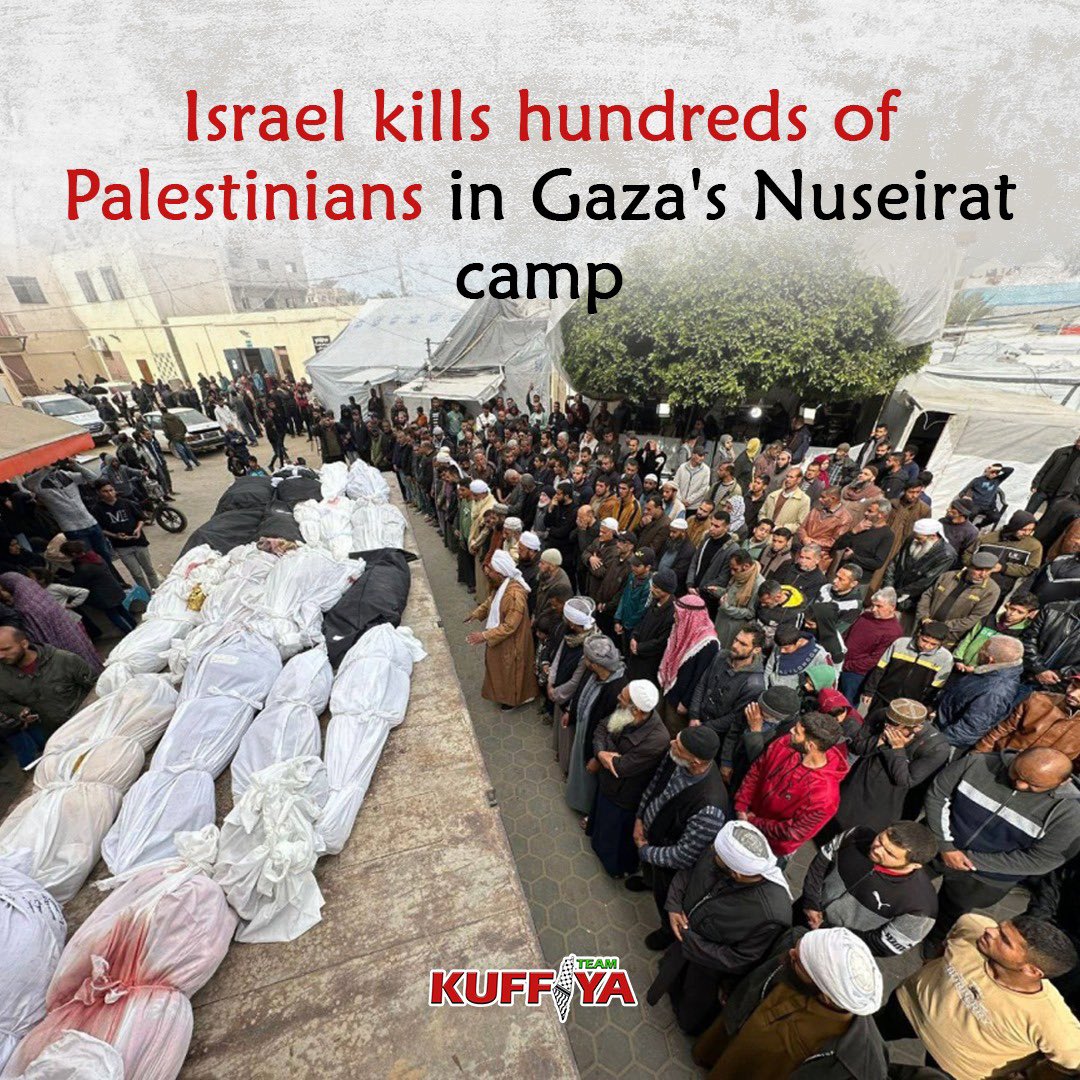 Israeli Attack on Nuseirat Camp Kills 210