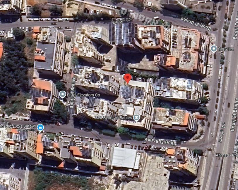 Israeli attack on Beirut before and after