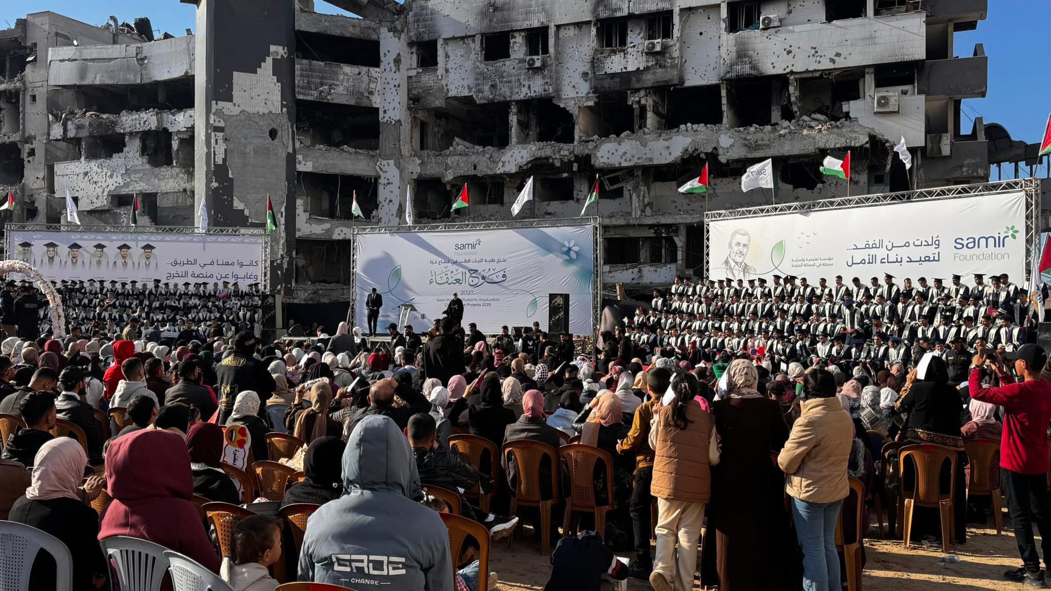 Medical Graduates Celebrate Amid War and Bombardment