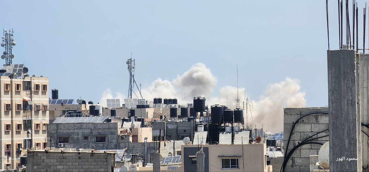 Israeli Forces Demolish Buildings Near Nuseirat Refugee Camp