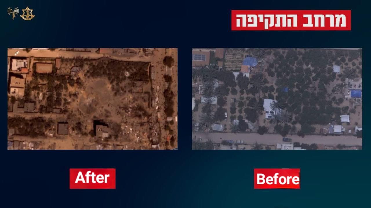 Aerial photos reveal aftermath of Mawasi Massacre in Khan Younis
