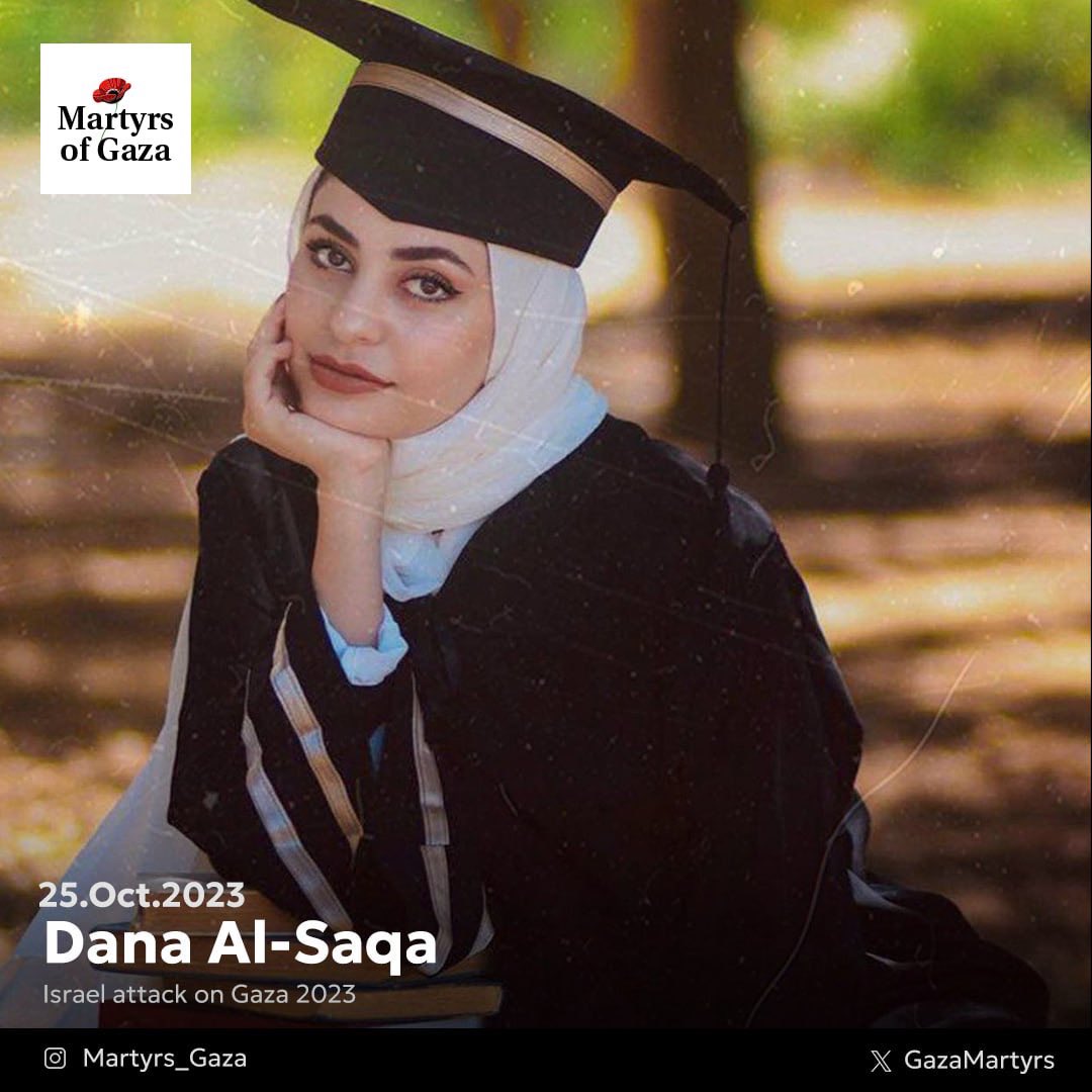 Martyr Dana Al-Saqa: Personal Memorial and Family Account