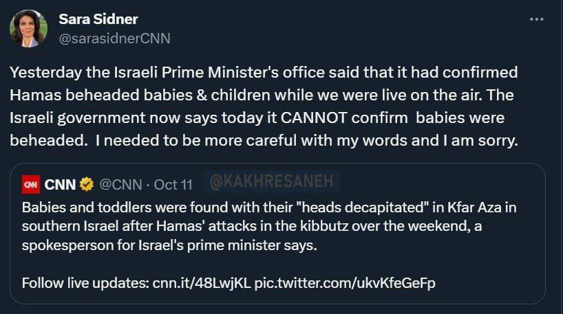 CNN Journalist Apologizes for False Gaza Decapitation Report