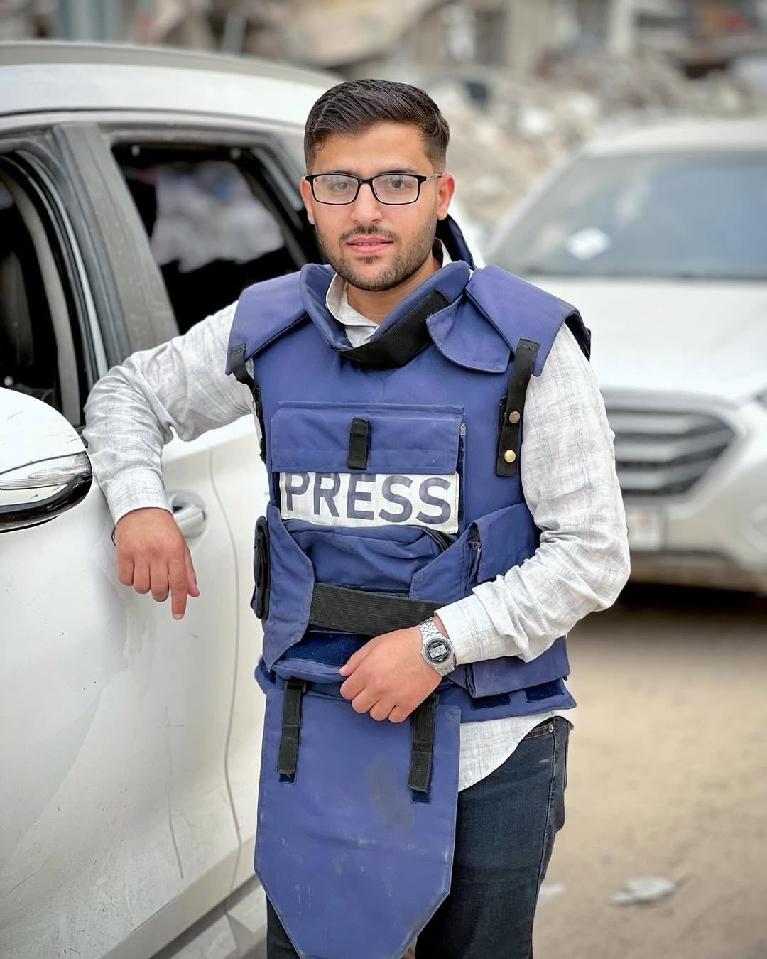 Palestinian Journalist Ibrahim Daher Killed in Gaza Hospital Bombing