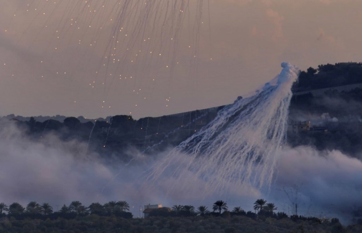 Israel Drops White Phosphorus Bombs on Gaza Lebanon Civilians