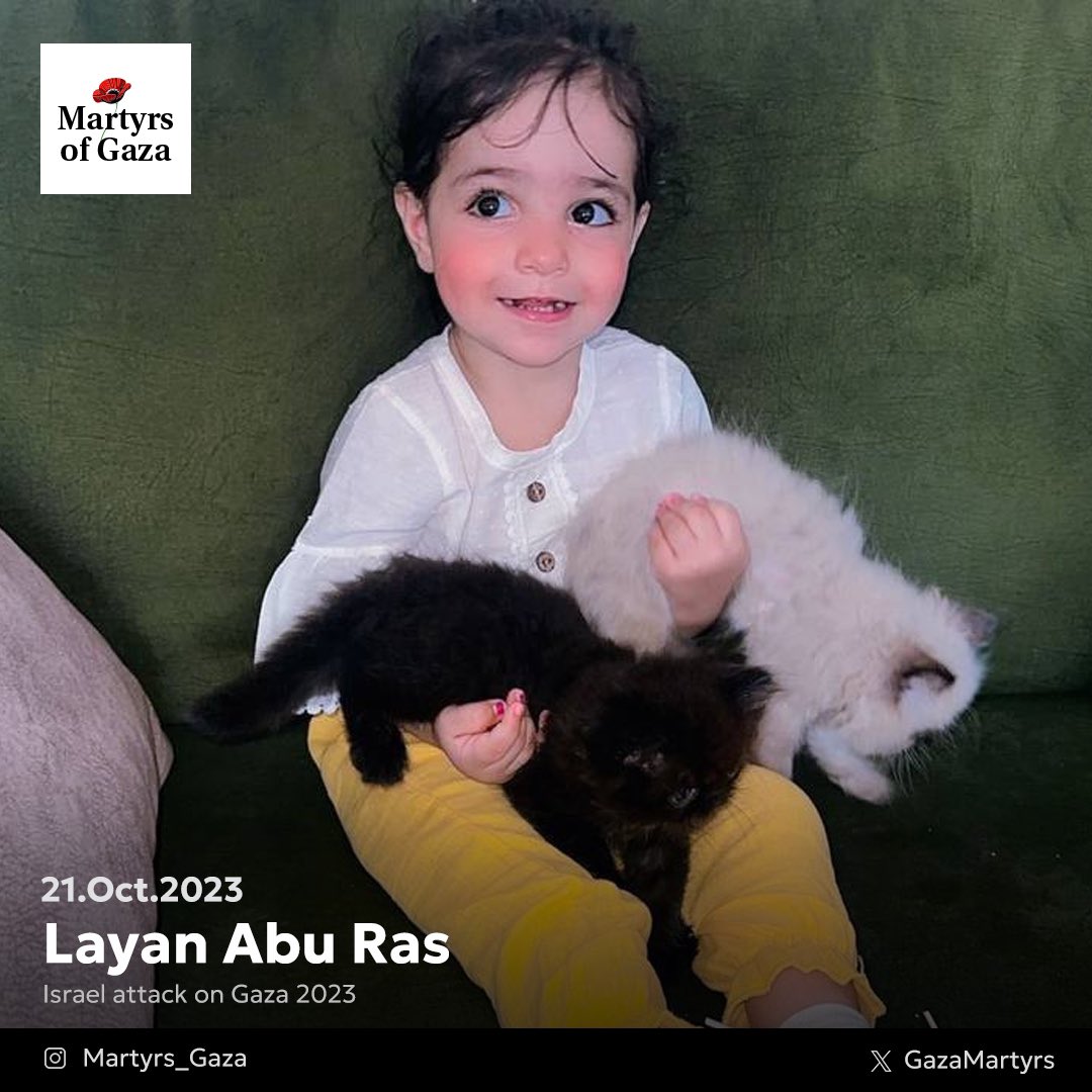 Layan Abu Ras: Youngest Family Member Killed in Airstrike