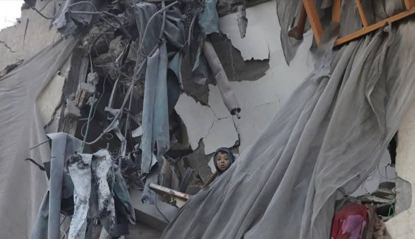 Sole Child Survivor of Al-Maqadmeh Family Massacre Emerges from Rubble