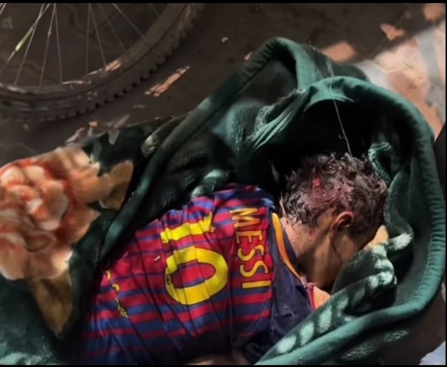 Child in Gaza killed wearing Messi’s #10 jersey