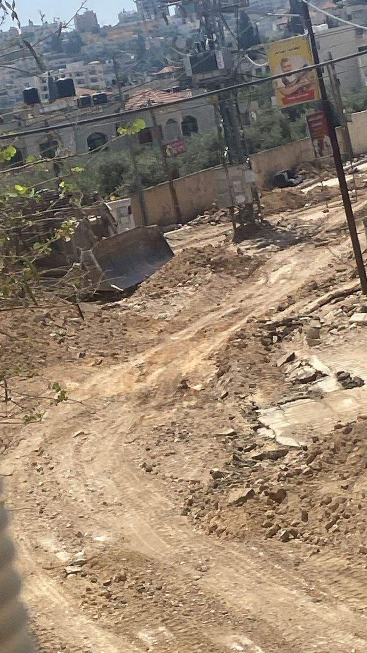 Israeli Military Bulldozers Destroy Jenin Refugee Camp Infrastructure