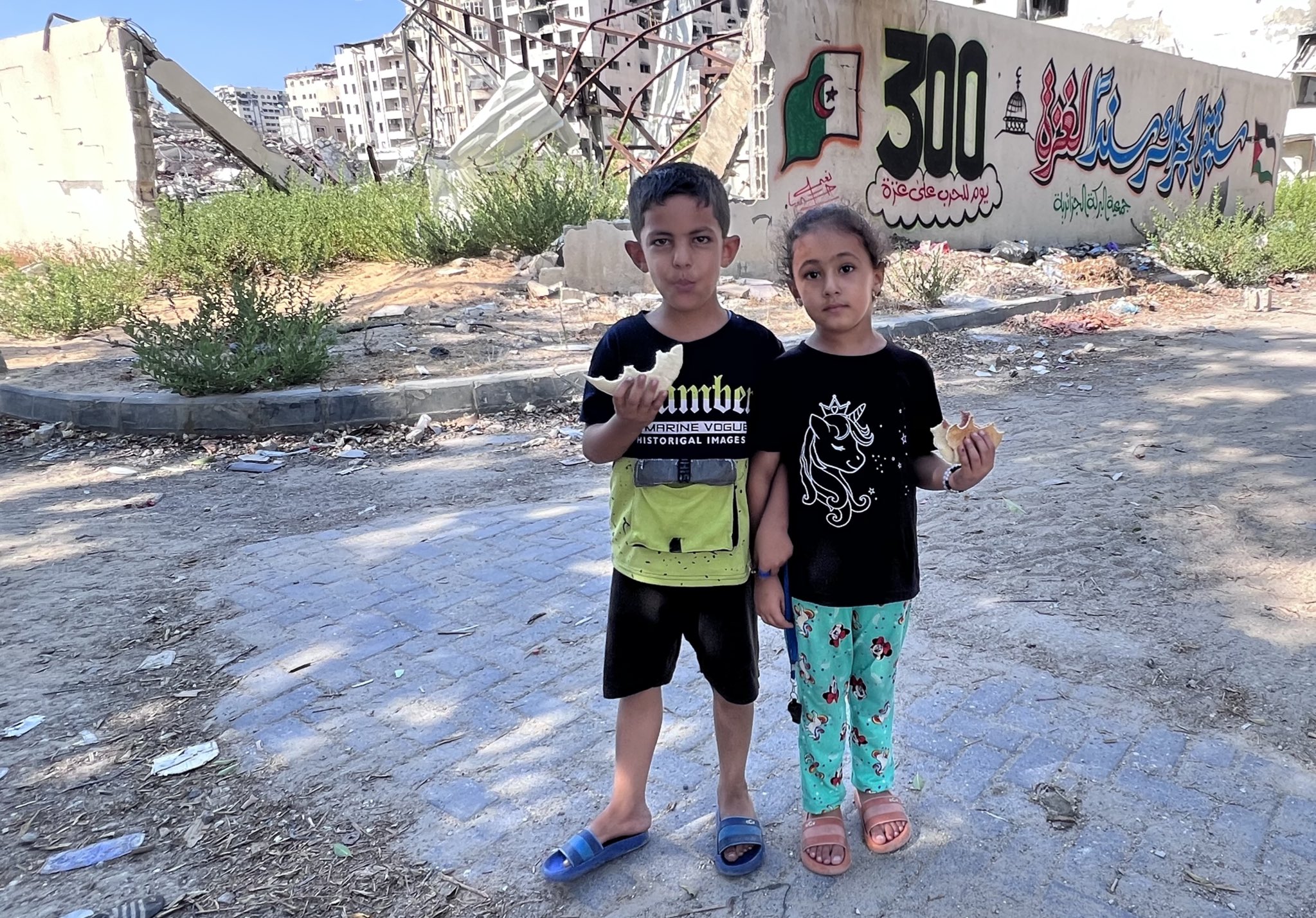 Children displaced from kindergarten due to conflict