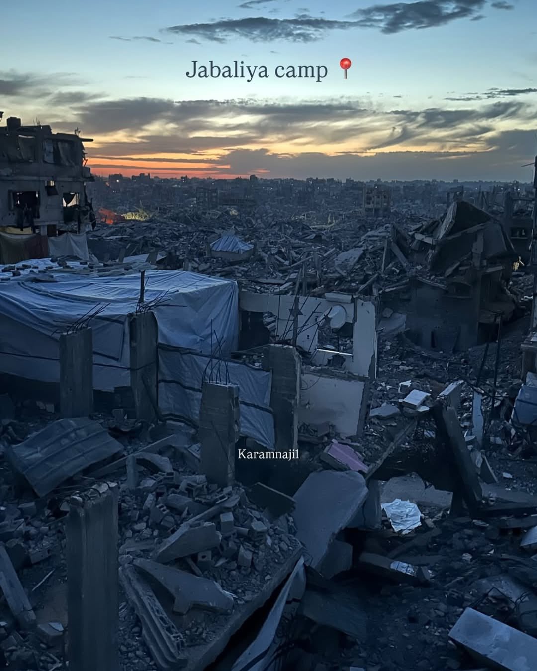 Jabalia Refugee Camp North Gaza Humanitarian Situation Update
