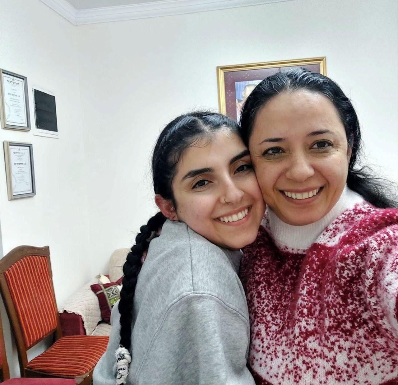 Zeina reunited with mother after long separation