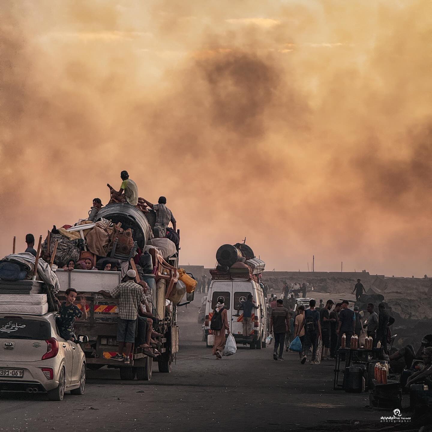 People Displaced from Homes as Bombs Fall on Gaza