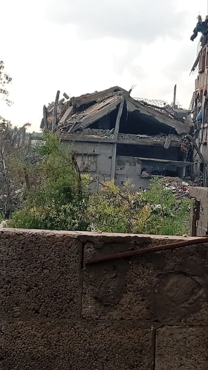Gaza family home collapses; father returns to find wife and children trapped