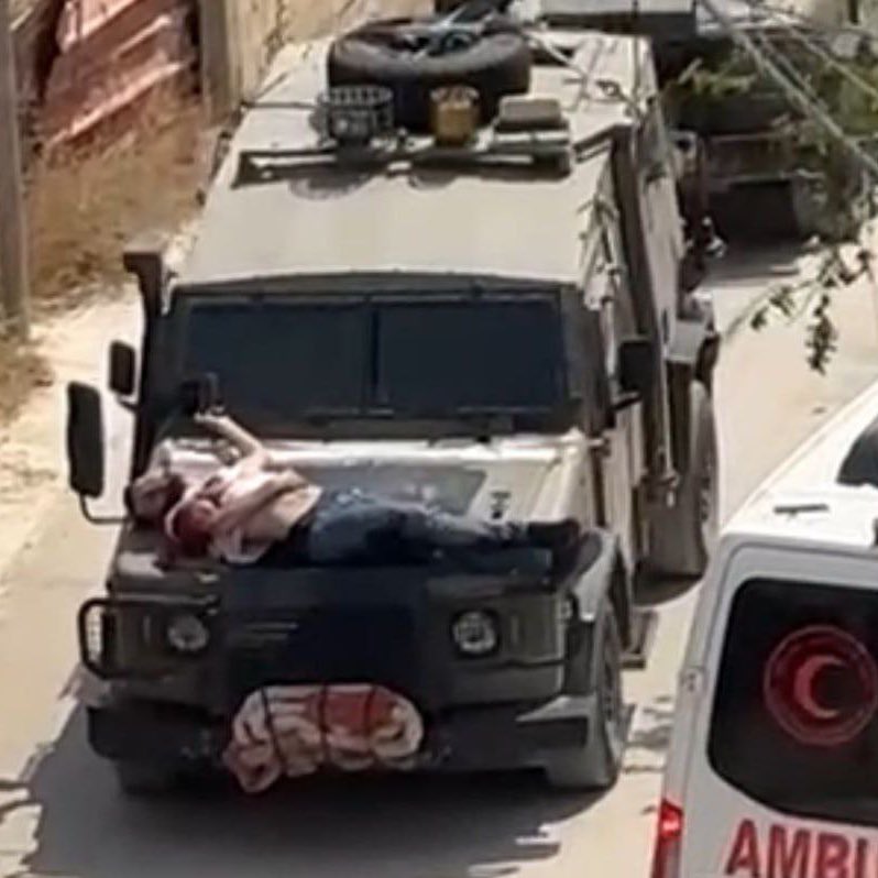 Israeli soldiers prevent ambulance from transporting wounded Palestinian
