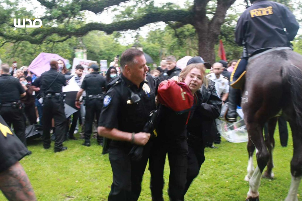 Police Suppress Palestine Protest at Tulane University