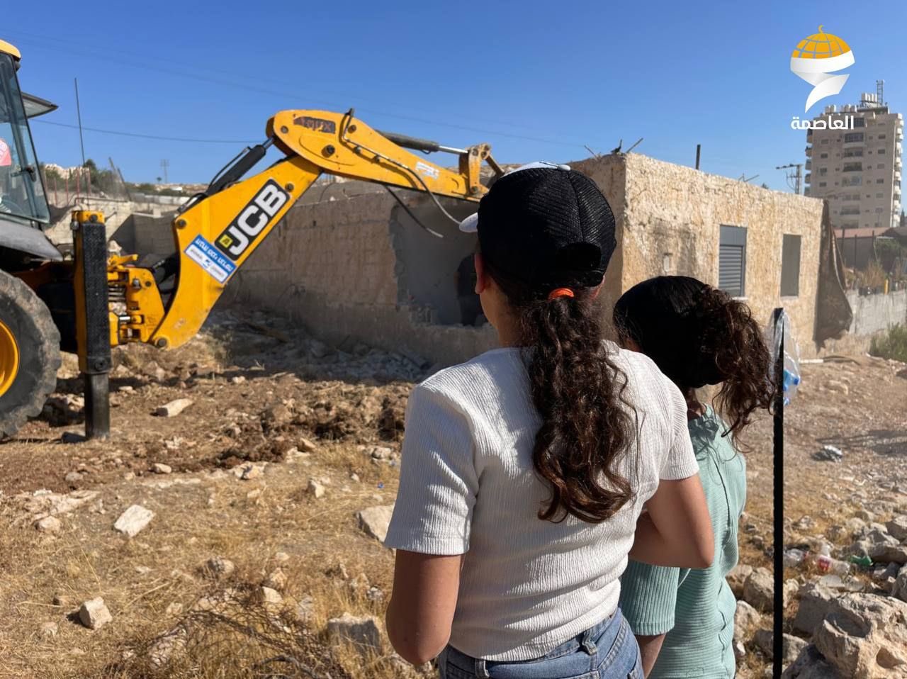 Israeli Occupation Forces Palestinian Family to Demolish Home in Za’im