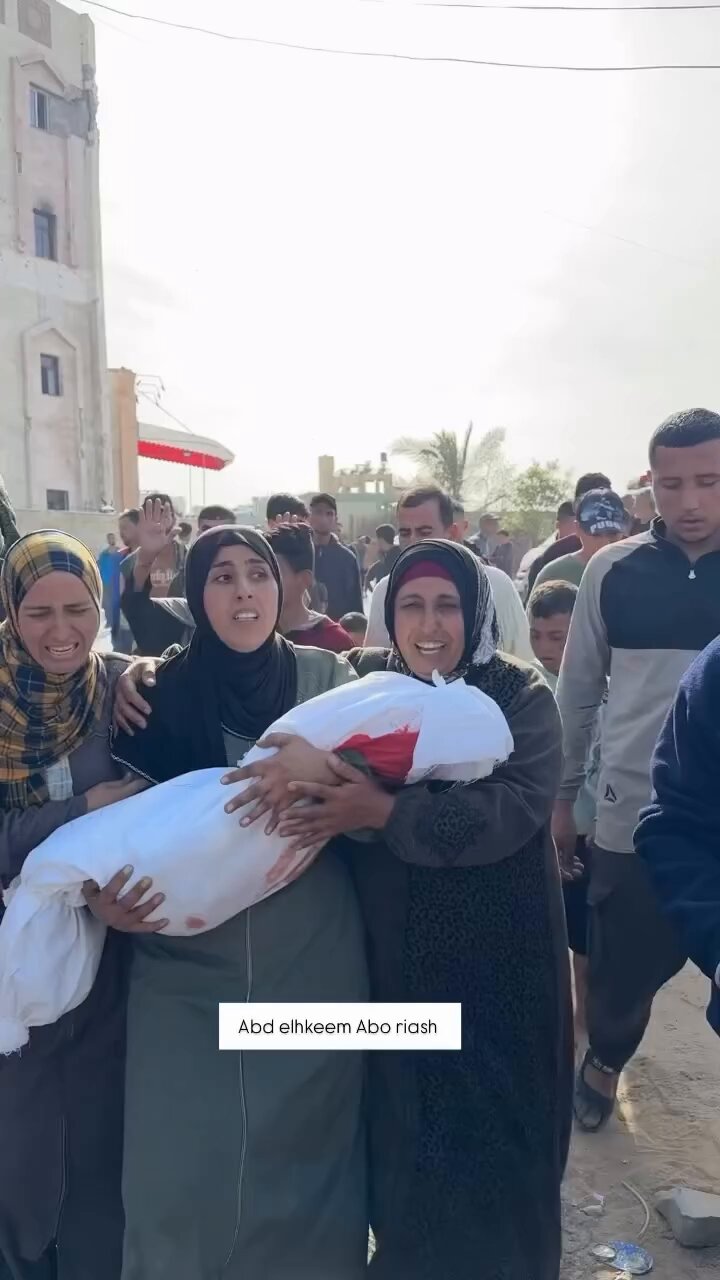 Mother grieves child killed in Israeli airstrike in northern Gaza