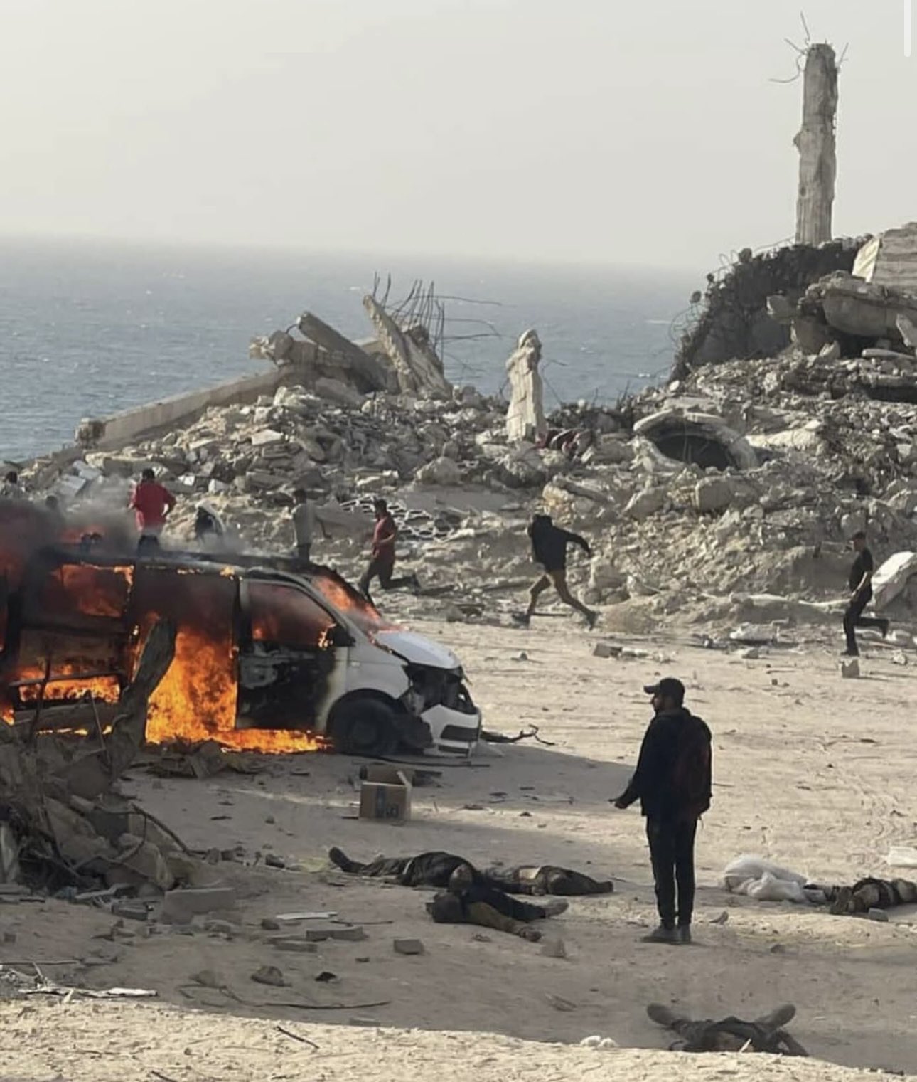 Israeli airstrike near Gaza mosque kills five Palestinians