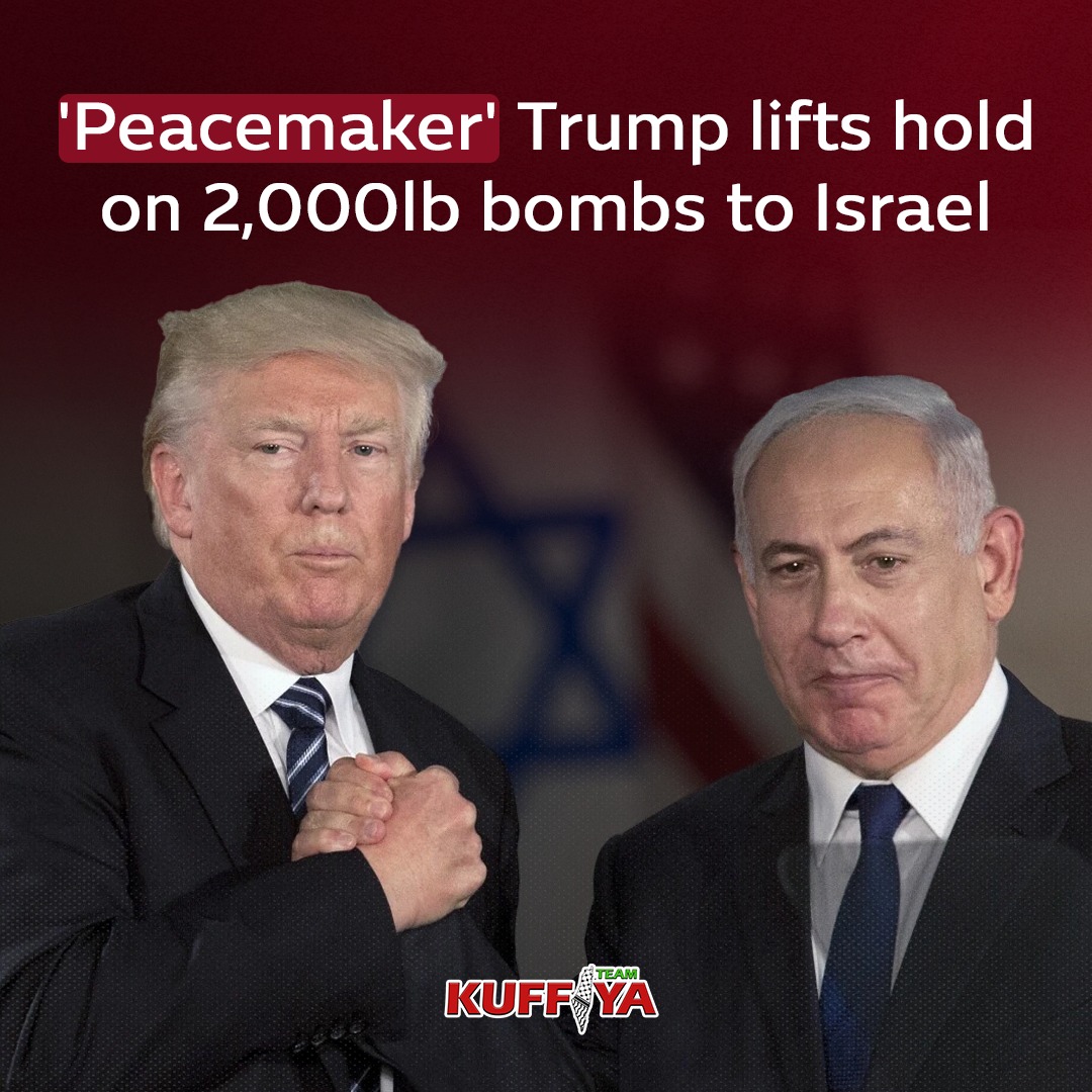 Trump Lifts Biden’s Hold on 2,000-Pound Bombs to Israel